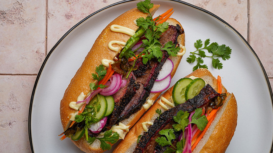 Leftover Brisket Banh Mi