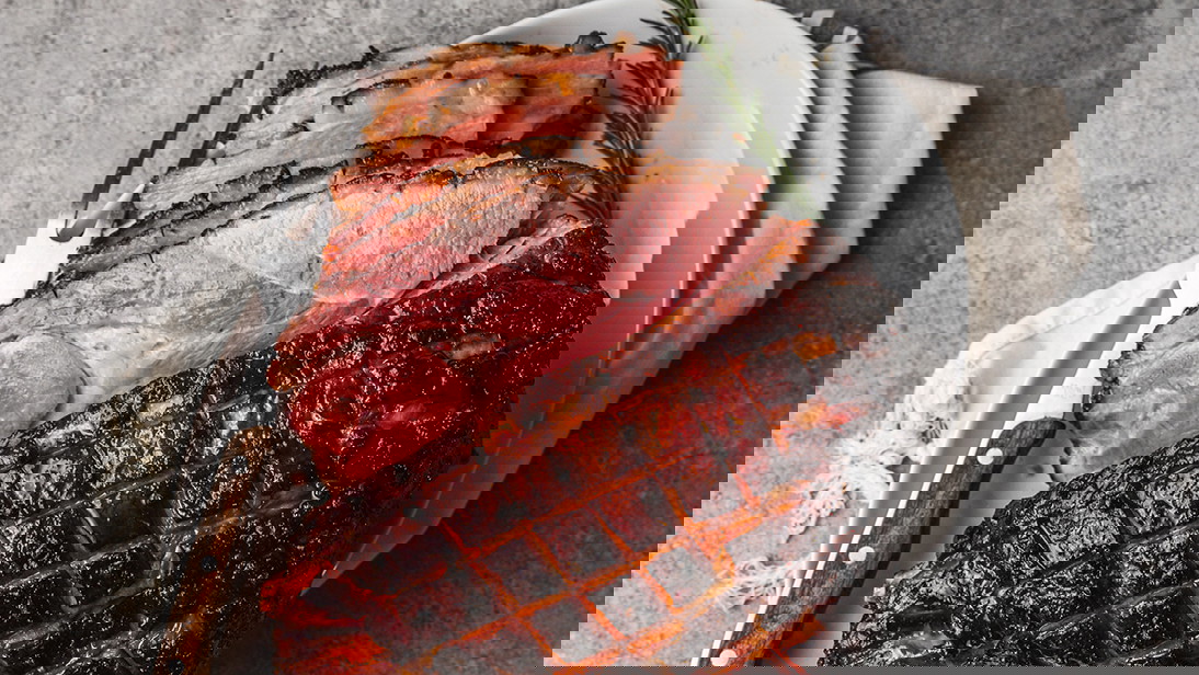 Maple-Bourbon Glazed Ham