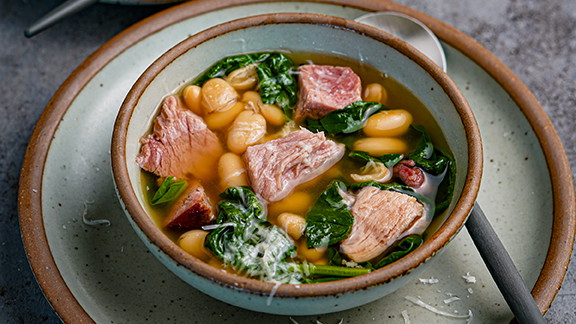 Image of Kurobuta Ham and White Bean Soup