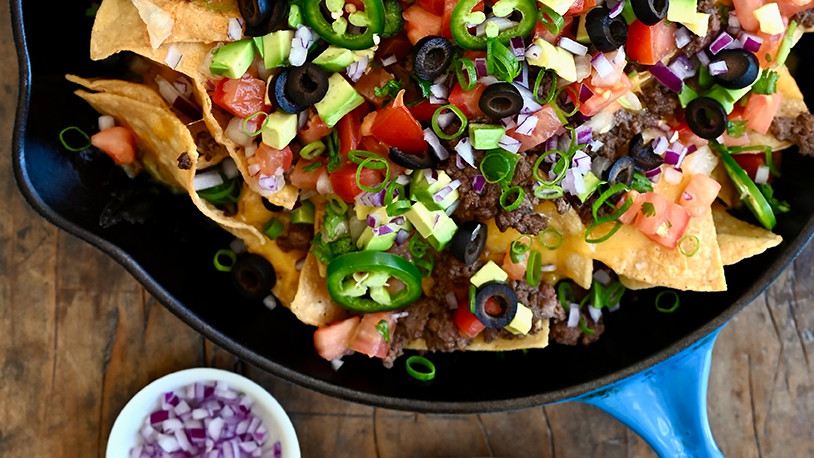 The Ultimate Skillet Nachos