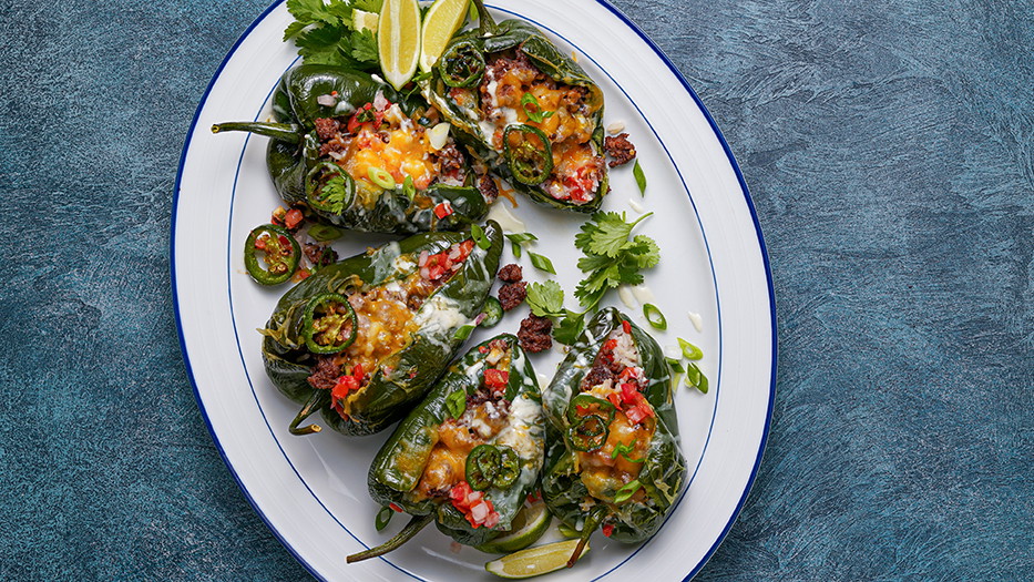 Image of Stuffed Poblano Peppers