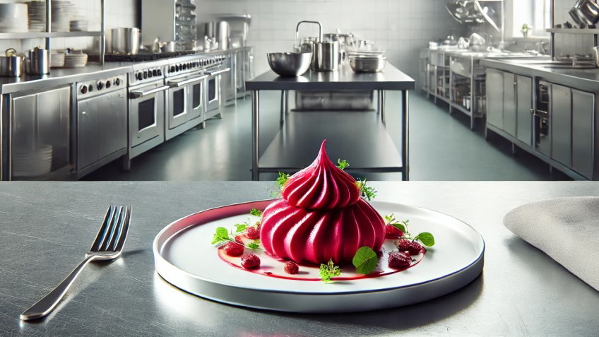 Image of Savoury Beetroot Meringue using Easy Whip