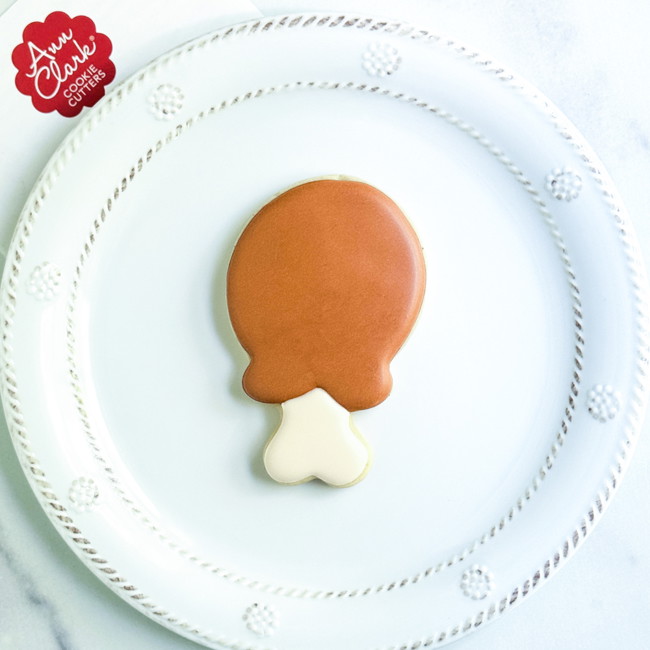 Image of Turkey Leg Cookie Decorating Tutorial 