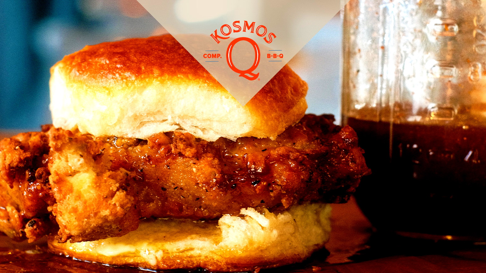 Image of The Breakfast of Hangovers - Honey Chicken Biscuits!