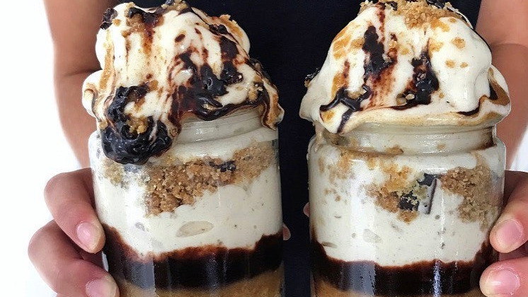 Image of Salted Caramel Cookie Crumble Ice Cream Jars