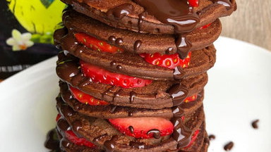 Image of Chocolate protein pancakes