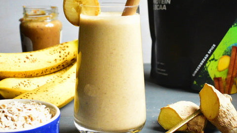 Image of Peanut butter gingerbread smoothie