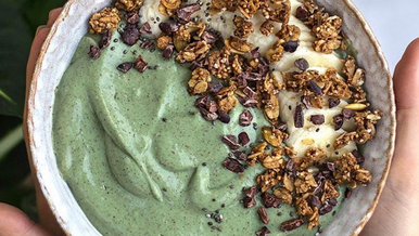 Image of Healthy Green Smoothie Bowl