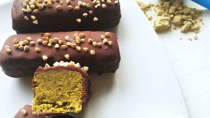 Image of Vegan Coffee Cookie Dough Protein Bars