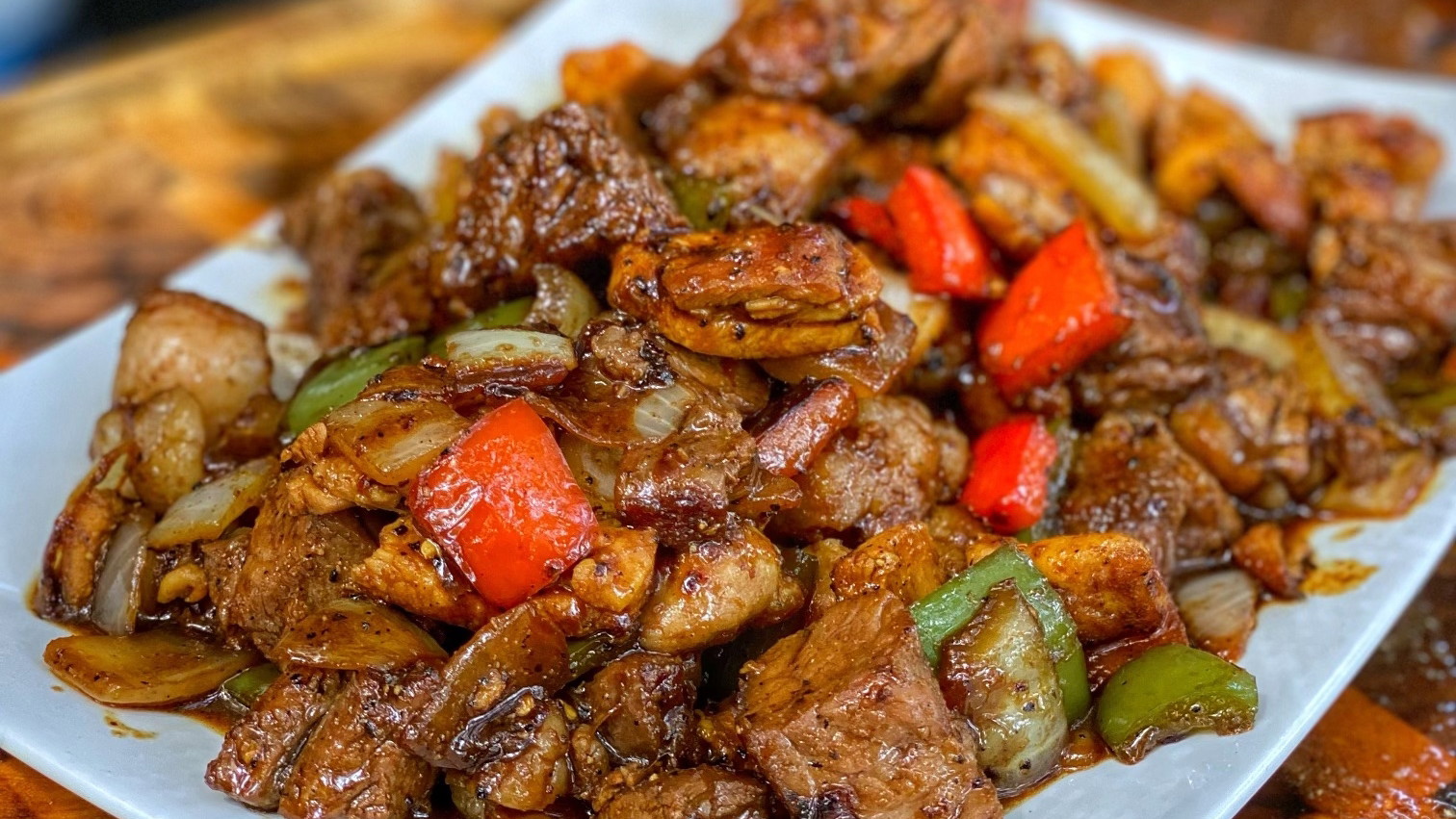 Image of Copycat Bourbon Chicken & Steak