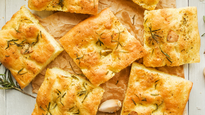 Image of Fluffy Gluten-Free Focaccia with Cassava Flour