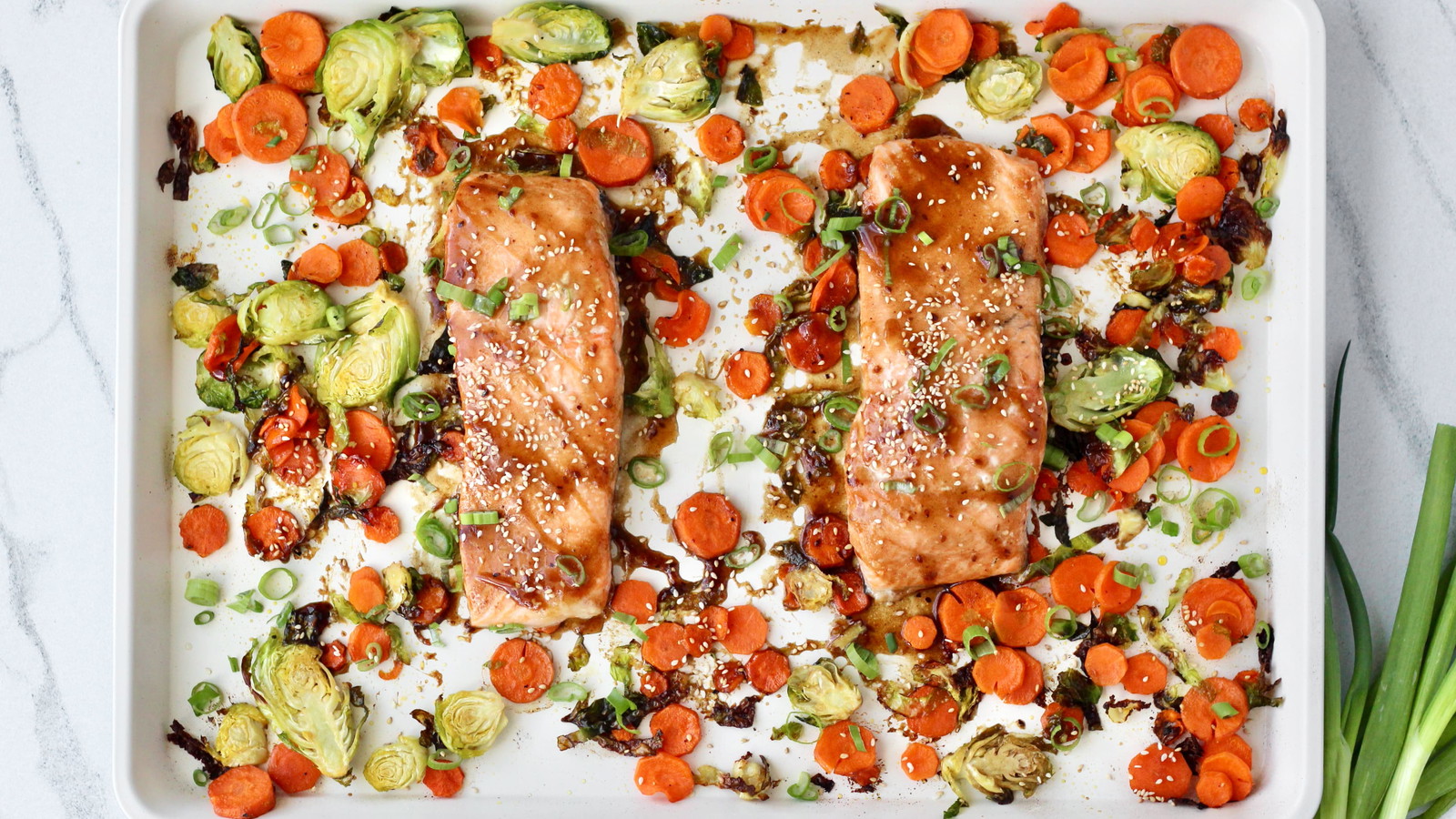 Image of Honey Teriyaki Sheet Pan Salmon