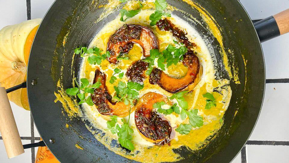 Image of Roasted Pumpkin Green Curry