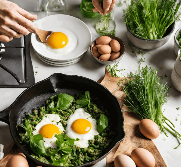 Spring Greens Frittata