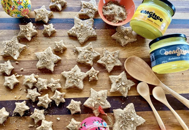 Image of Brown Sugar Macadamia Ghee Shortbreads