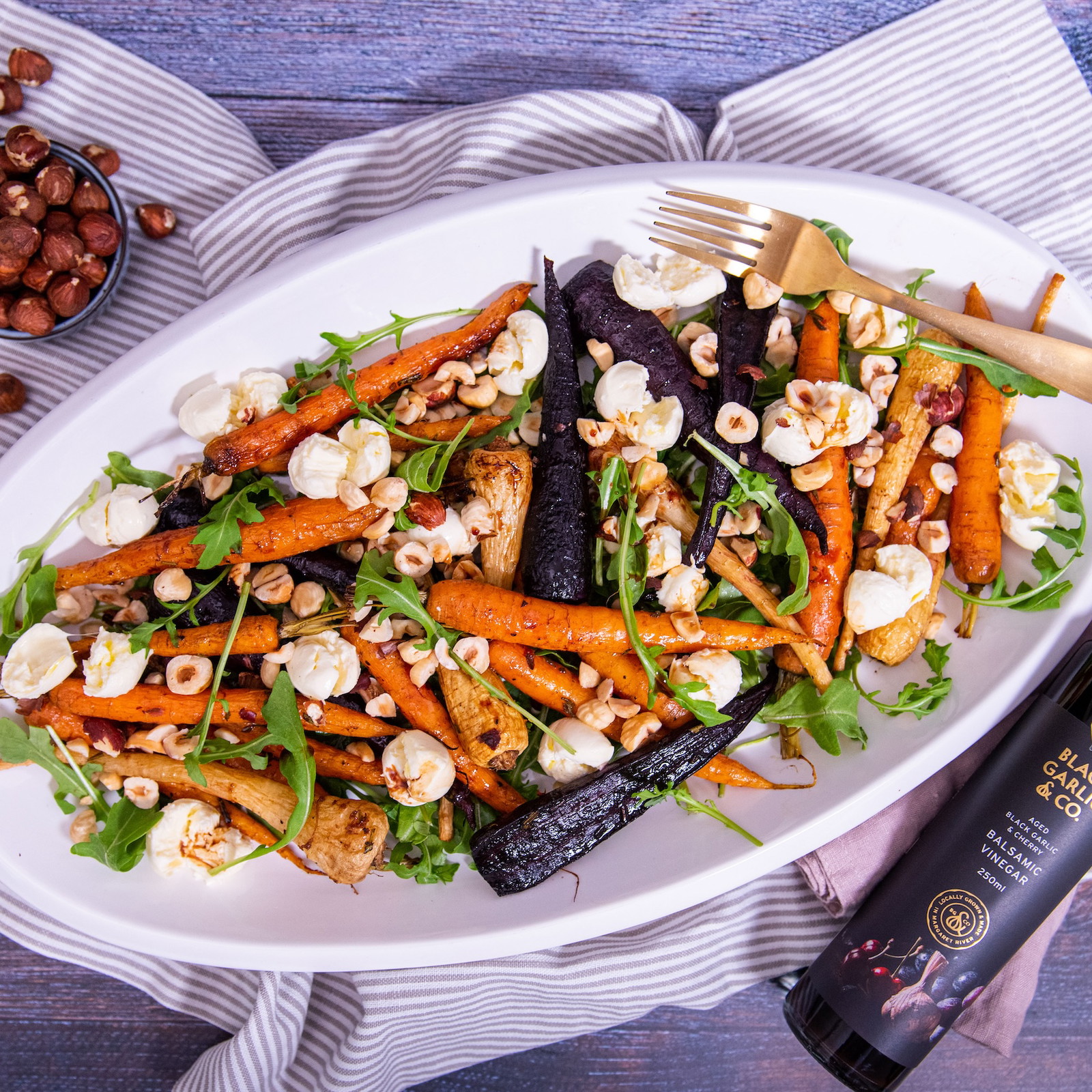 Honey and Balsamic Roasted Carrots and Parsnips – Black Garlic & Co.