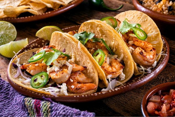 Image of Shrimp and Chorizo Tacos Recipe