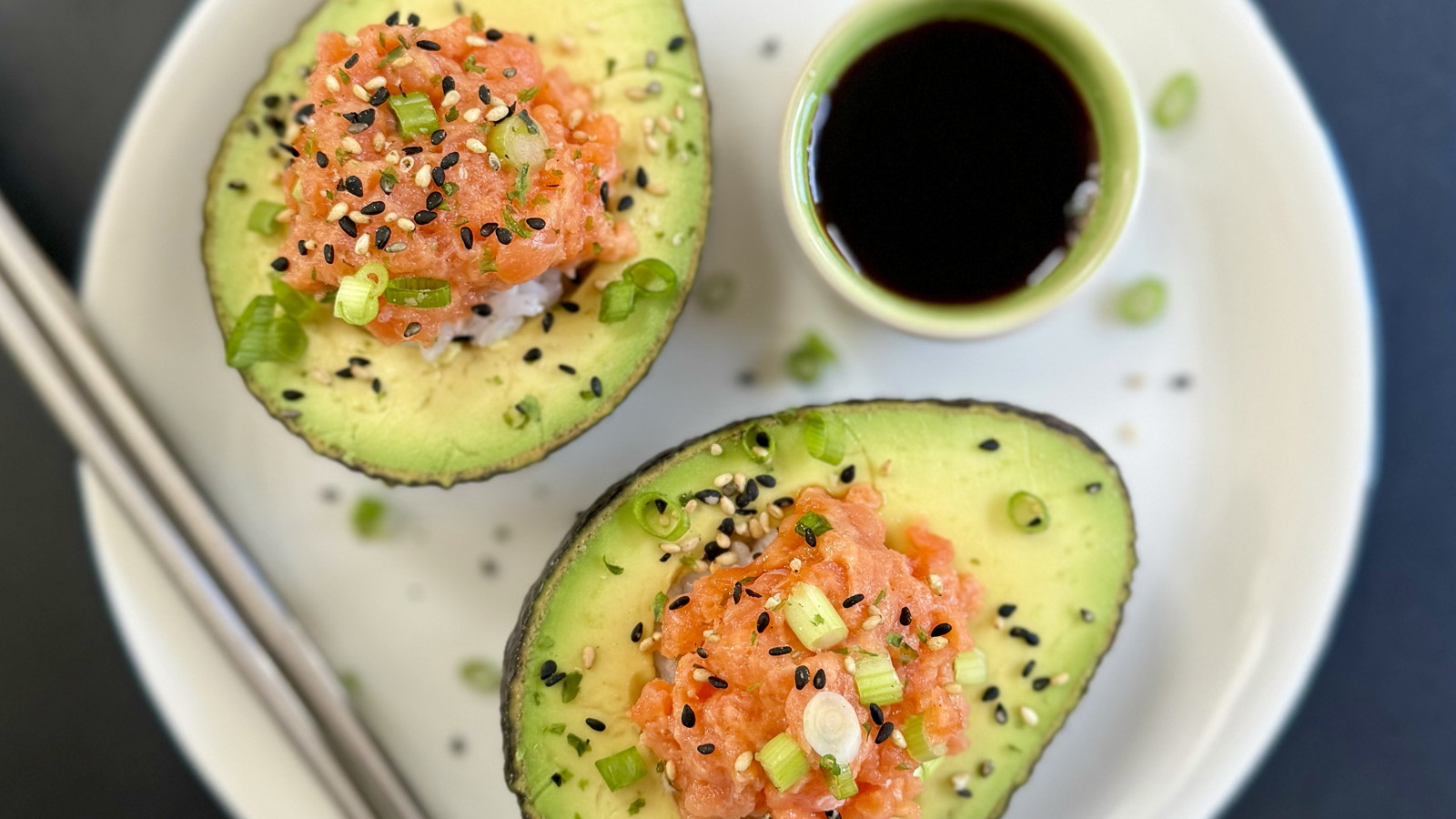 Image of Sushi Stuffed Avocados