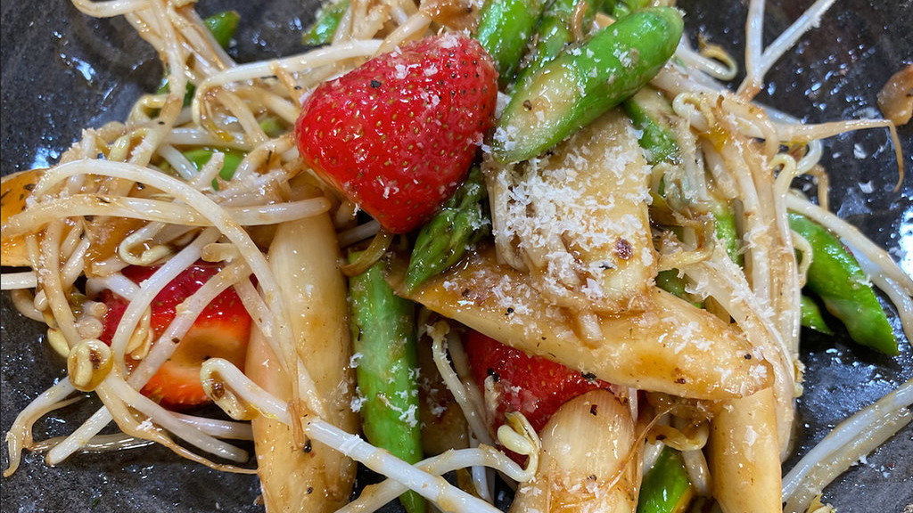 Spargel-Erdbeer-Gemüse
