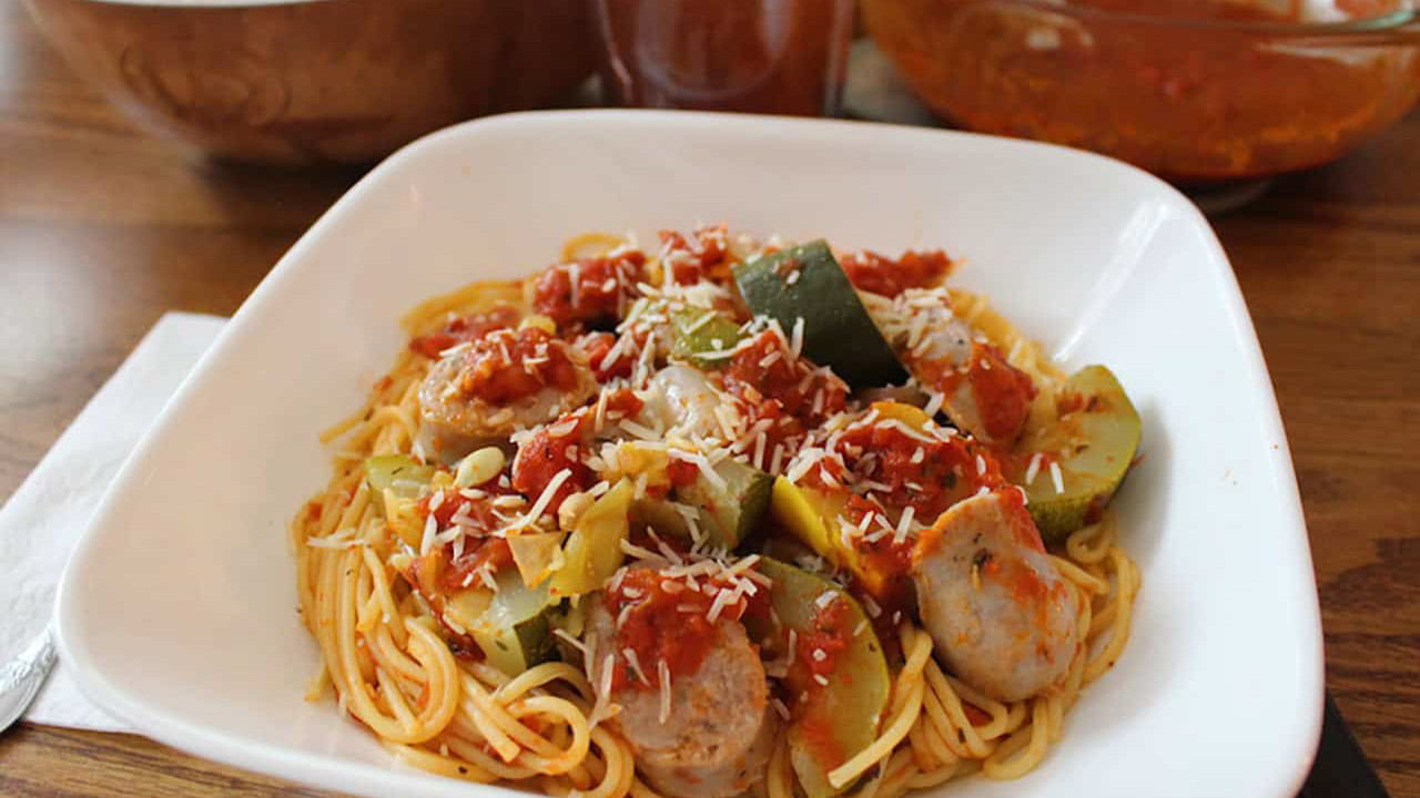 Image of Pasta with Venison Sausage