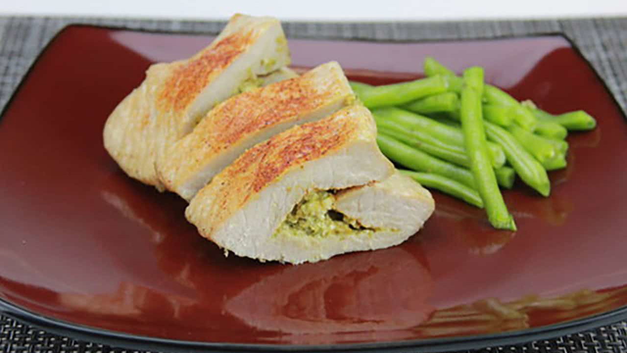 Image of Pesto-Stuffed Pork Loin