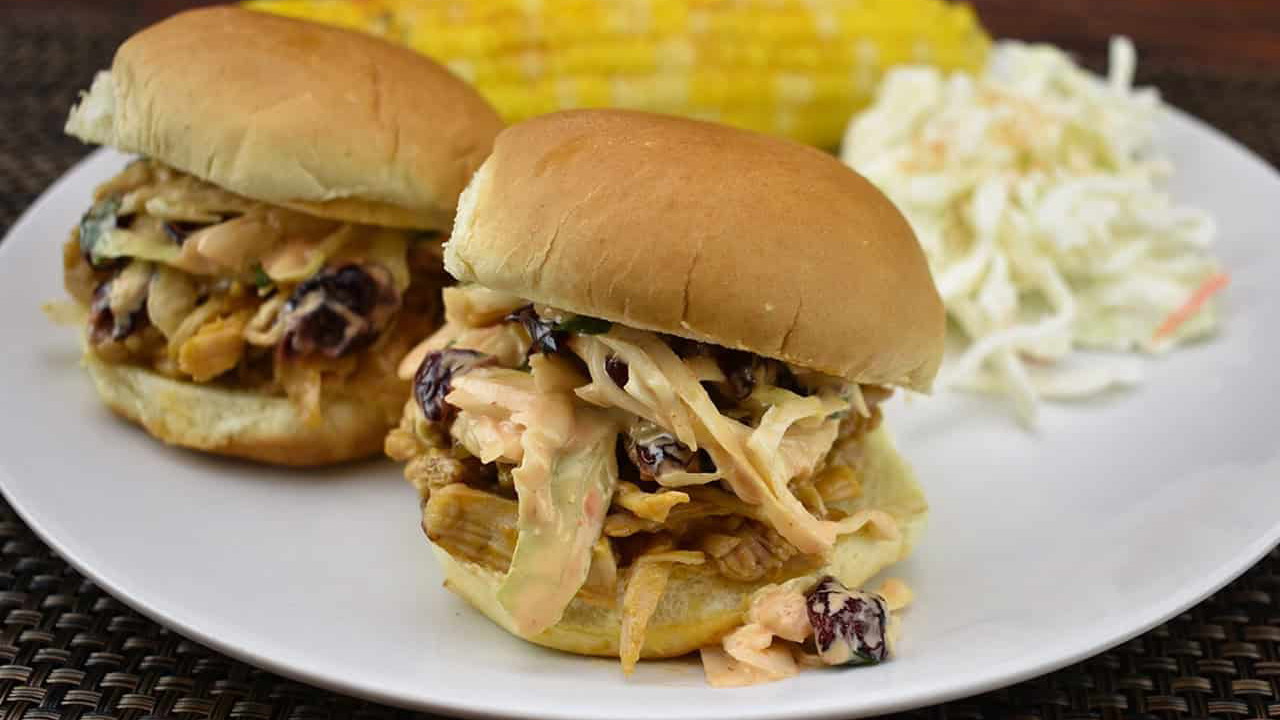 Image of Chicken Sliders with Sesame Slaw