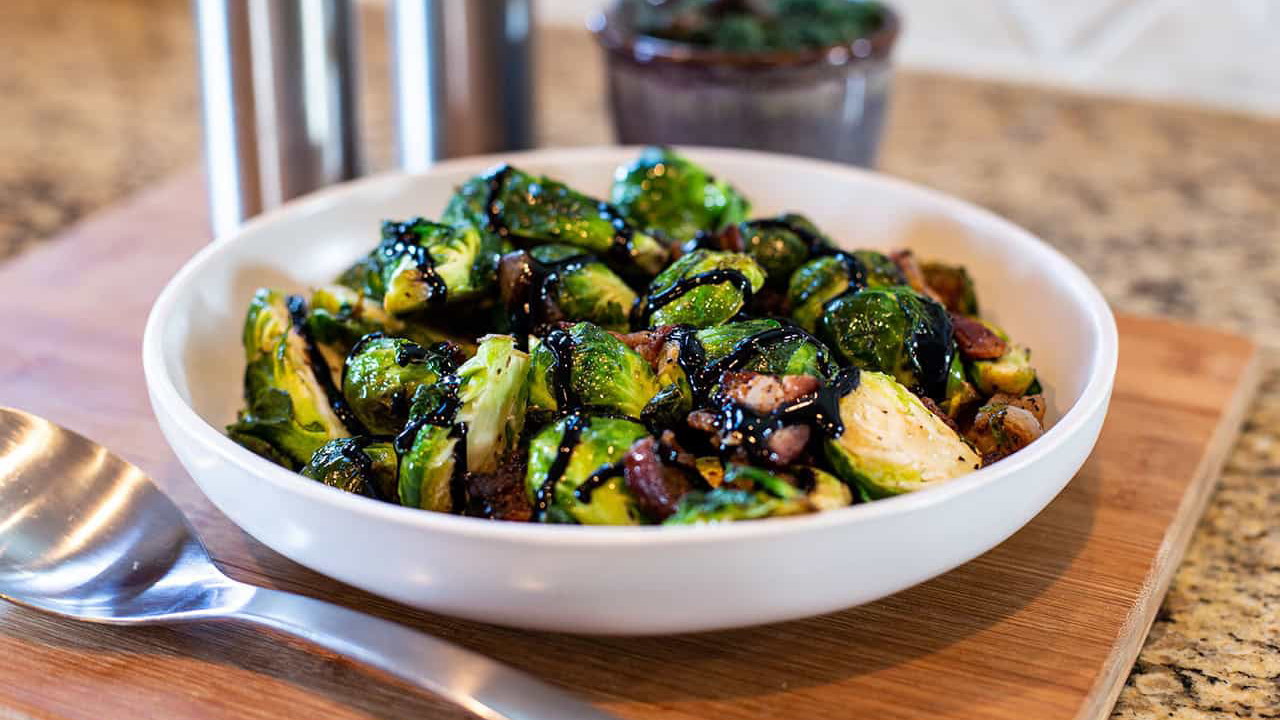 Image of Bacon Balsamic Brussel Sprouts