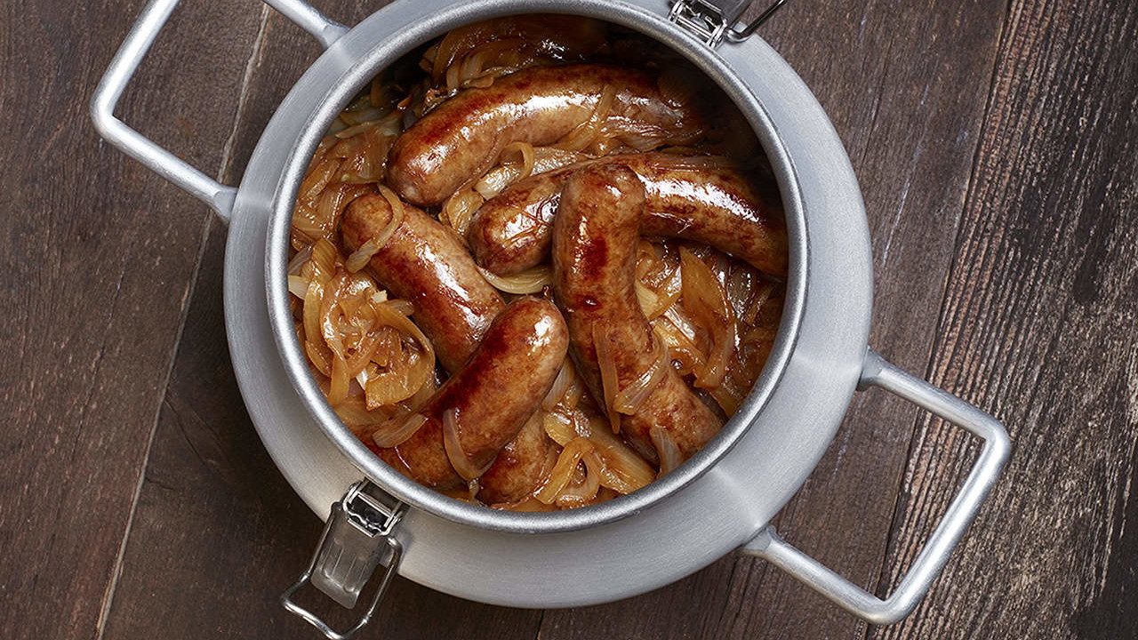 Image of Caramelized Onions and Brats