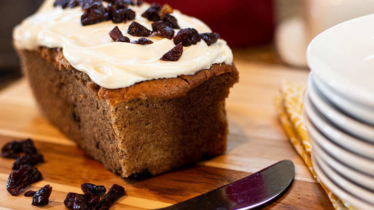 Image of Cranberry Spice Cake with Cream Cheese Frosting