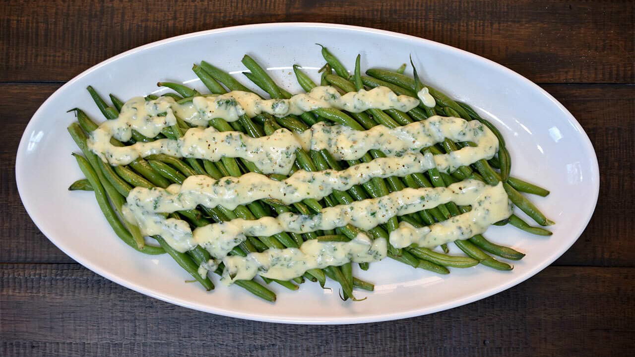 Image of Green Beans with Parsley Sauce