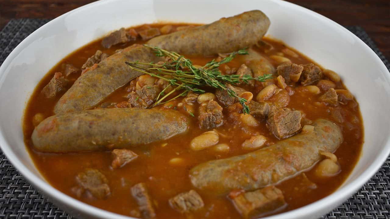 Image of Elk Venison, Sausage & Bean Stew