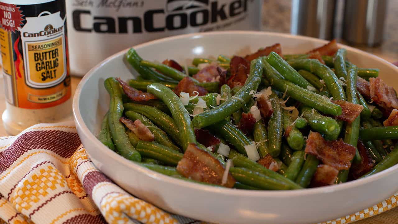Image of Green Beans with Bacon and Garlic