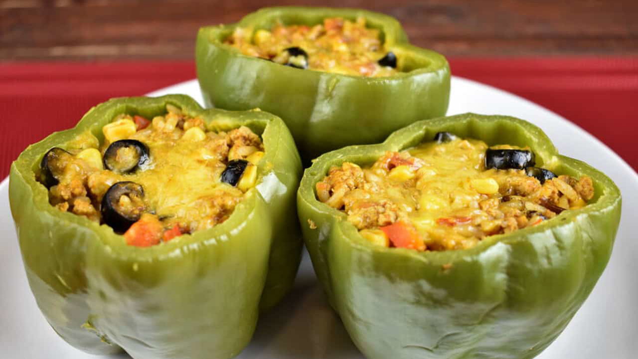 Image of Wild Turkey Stuffed Peppers