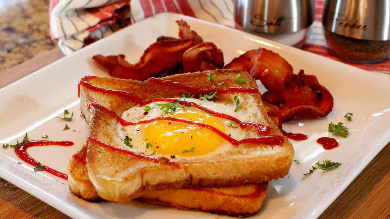 Image of Eggs in a Basket