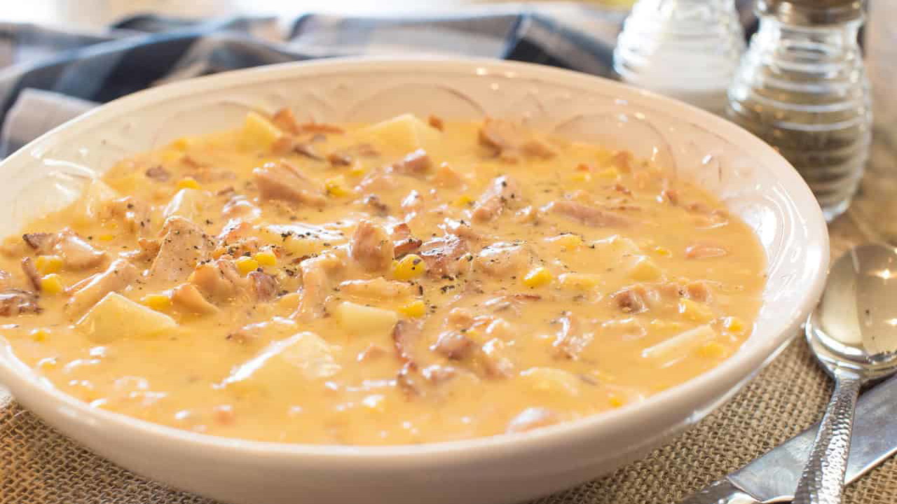 Image of Cheesy Ham Chowder