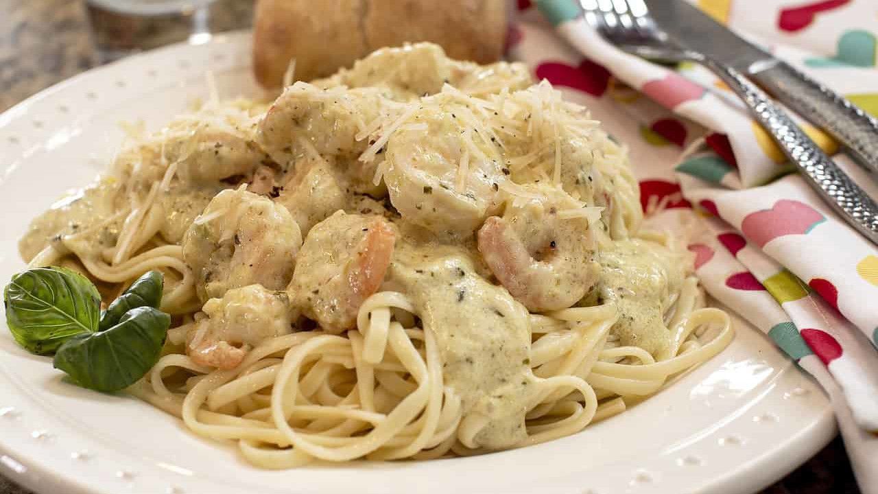 Image of Creamy Pesto Shrimp