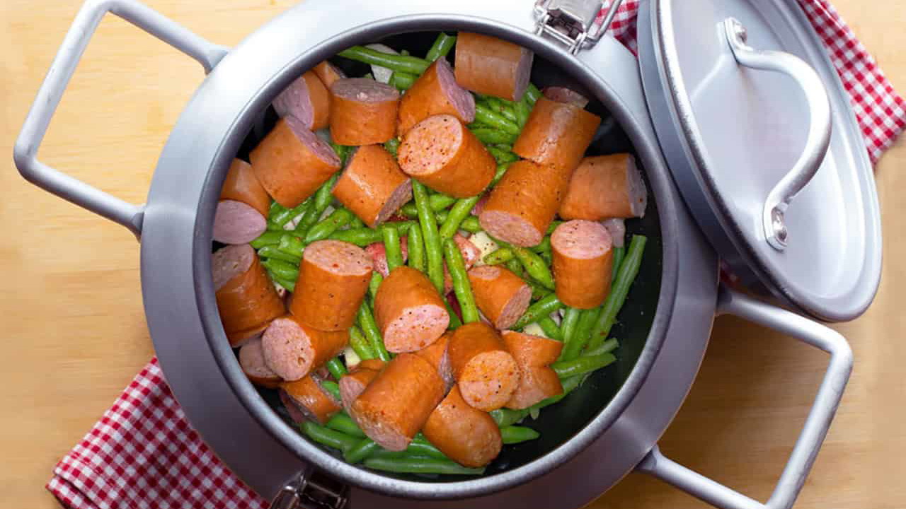 Image of Johnsonville Smoked Sausage with Potatoes and Green Beans