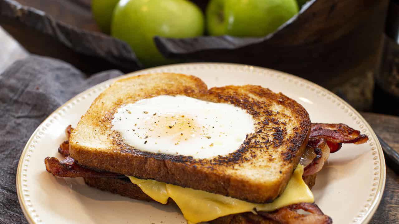 Image of Toad in the Hole Bacon Sandwich