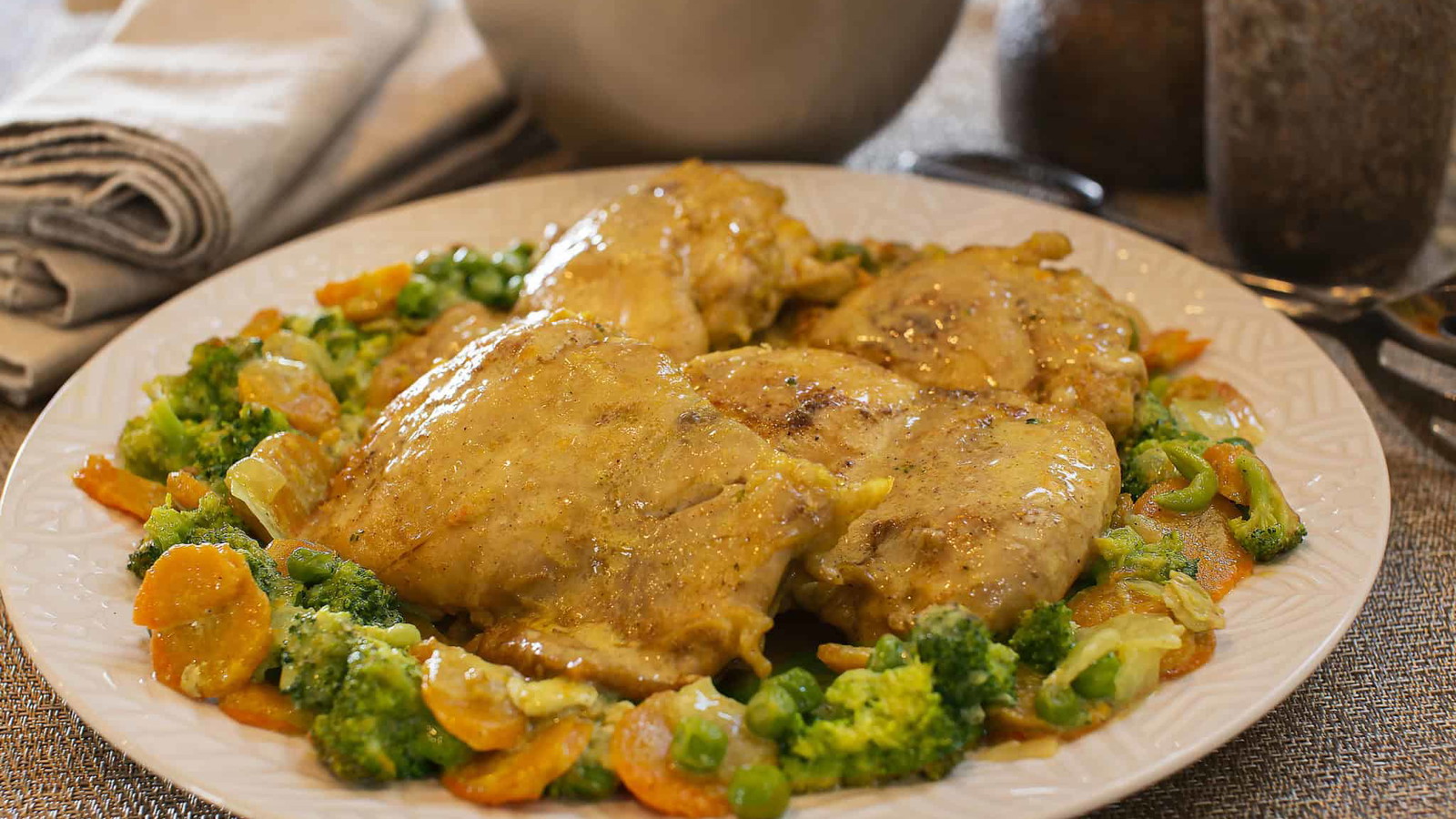 Image of Curried Chicken Thighs