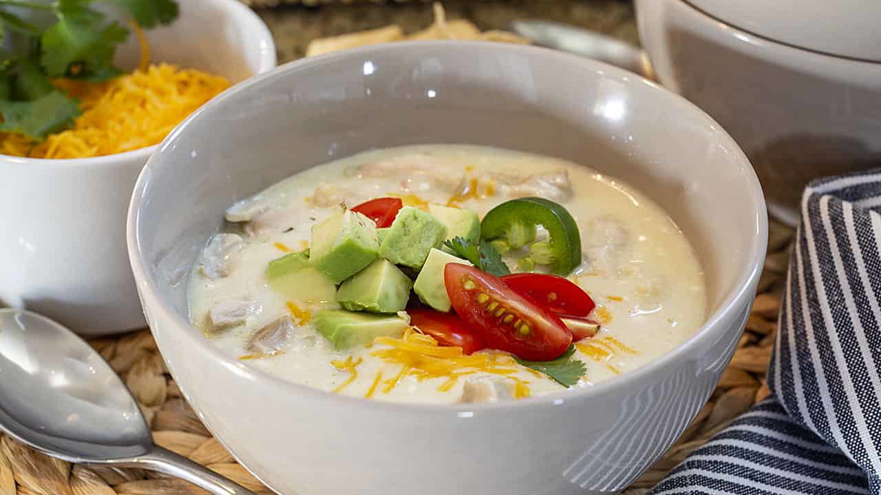 Image of Green Enchilada Chicken Soup