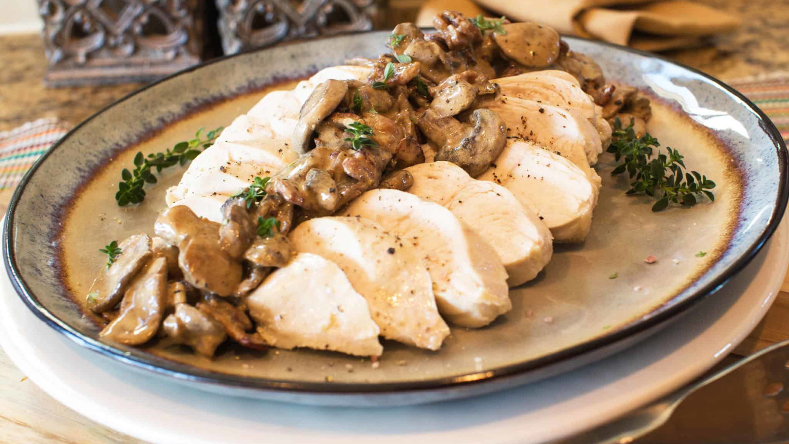 Image of Chicken Breasts with Mushrooms