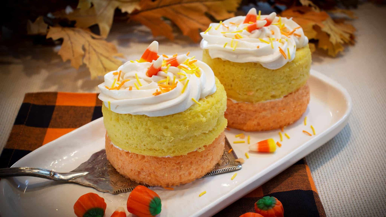 Image of Candy Corn Cakes