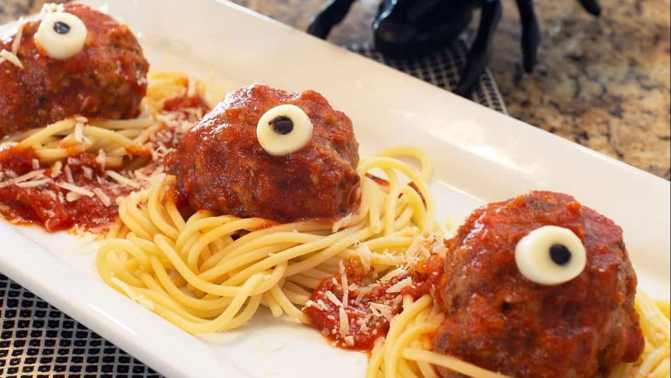 Image of Zombie Eyes – Halloween Meatballs