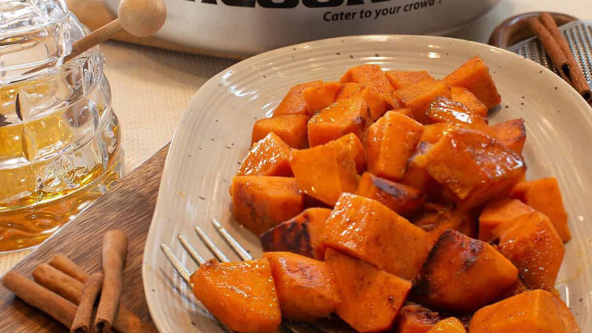 Image of Cinnamon Honey Glazed Sweet Potatoes