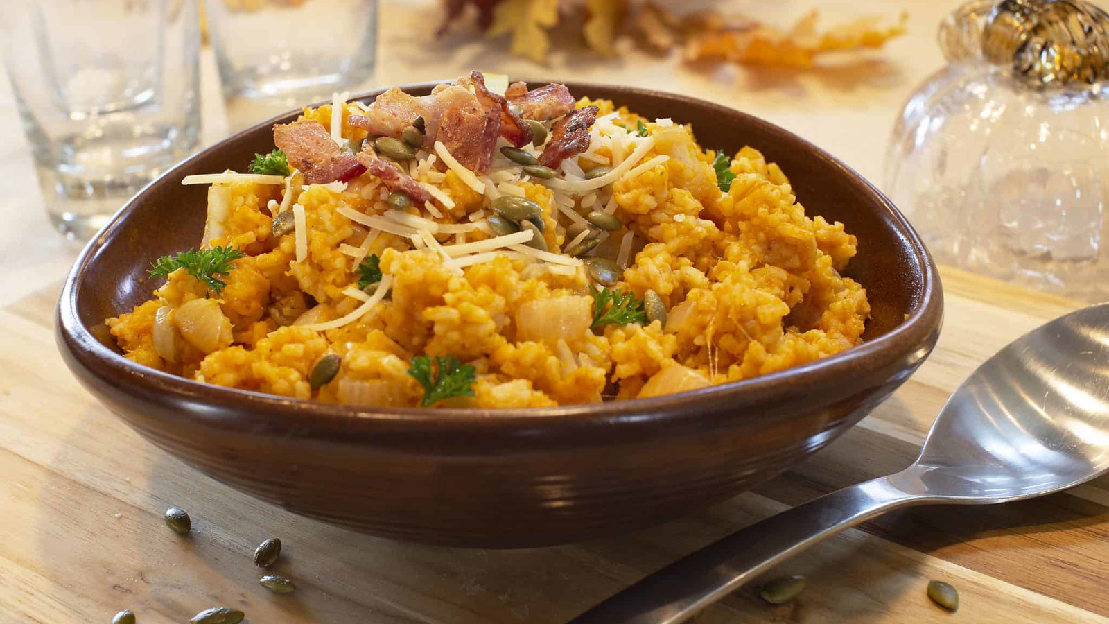 Image of Pumpkin Rice with Bacon