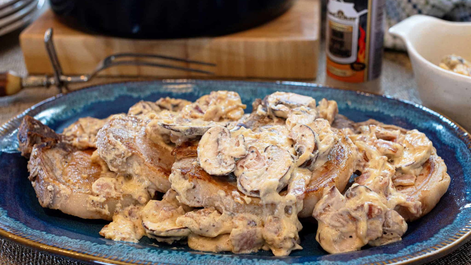 Image of Bacon Mushroom Pork Chops