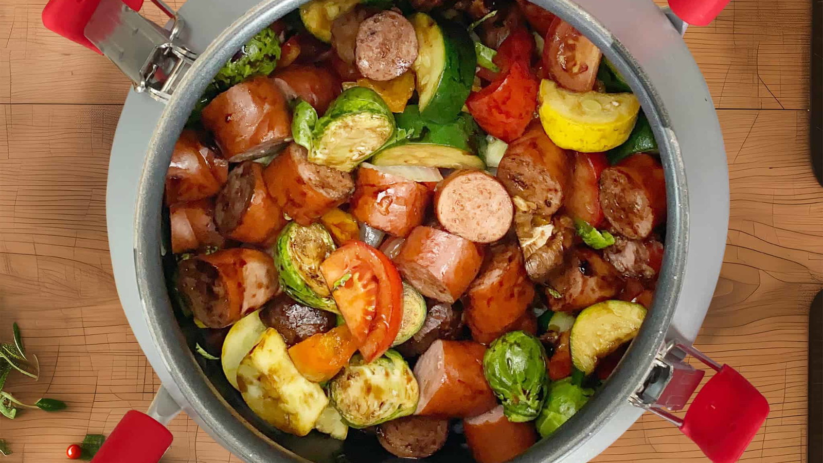 Image of Smoked Sausage and Veggies