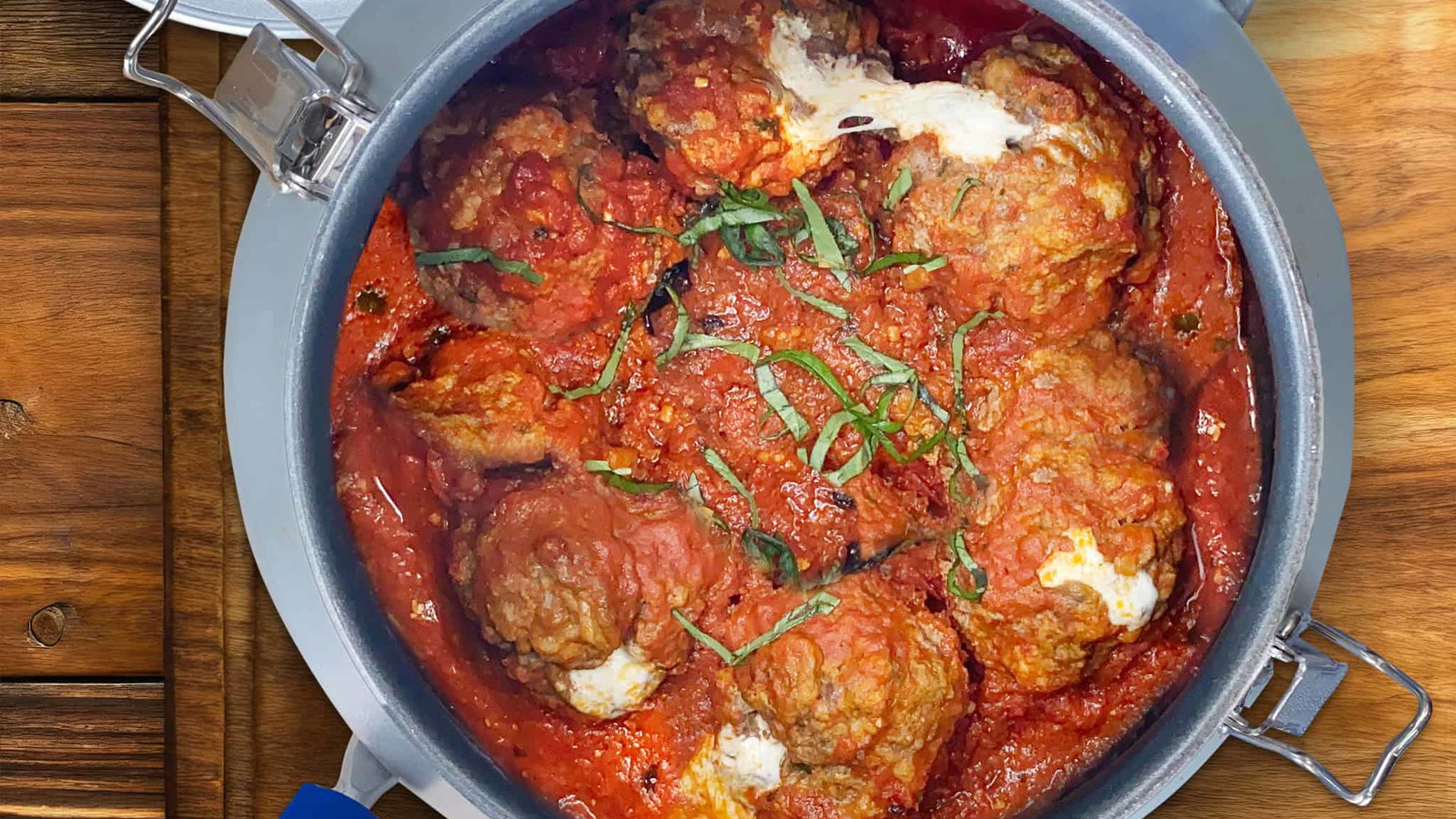 Image of Jumbo Cheesy Italian Meatballs