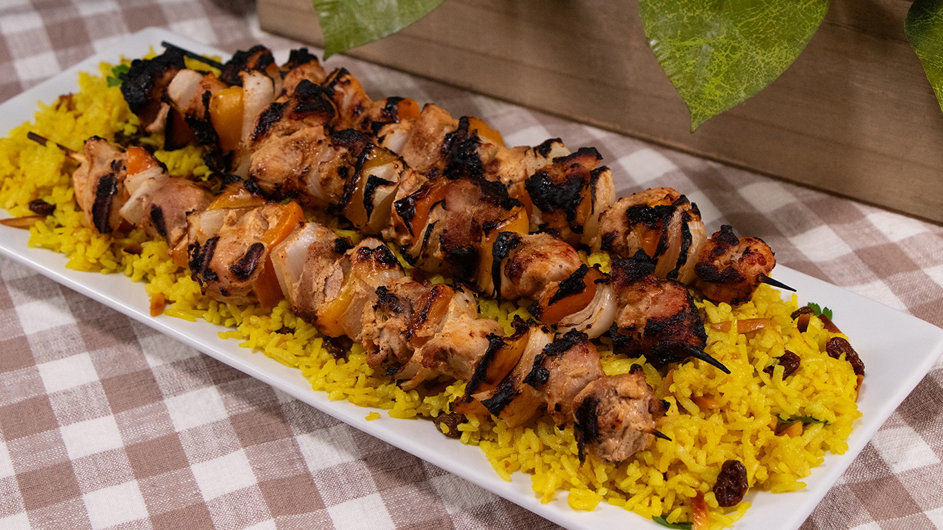 Image of Fresh and Flavorful  Grilled Chicken Skewers