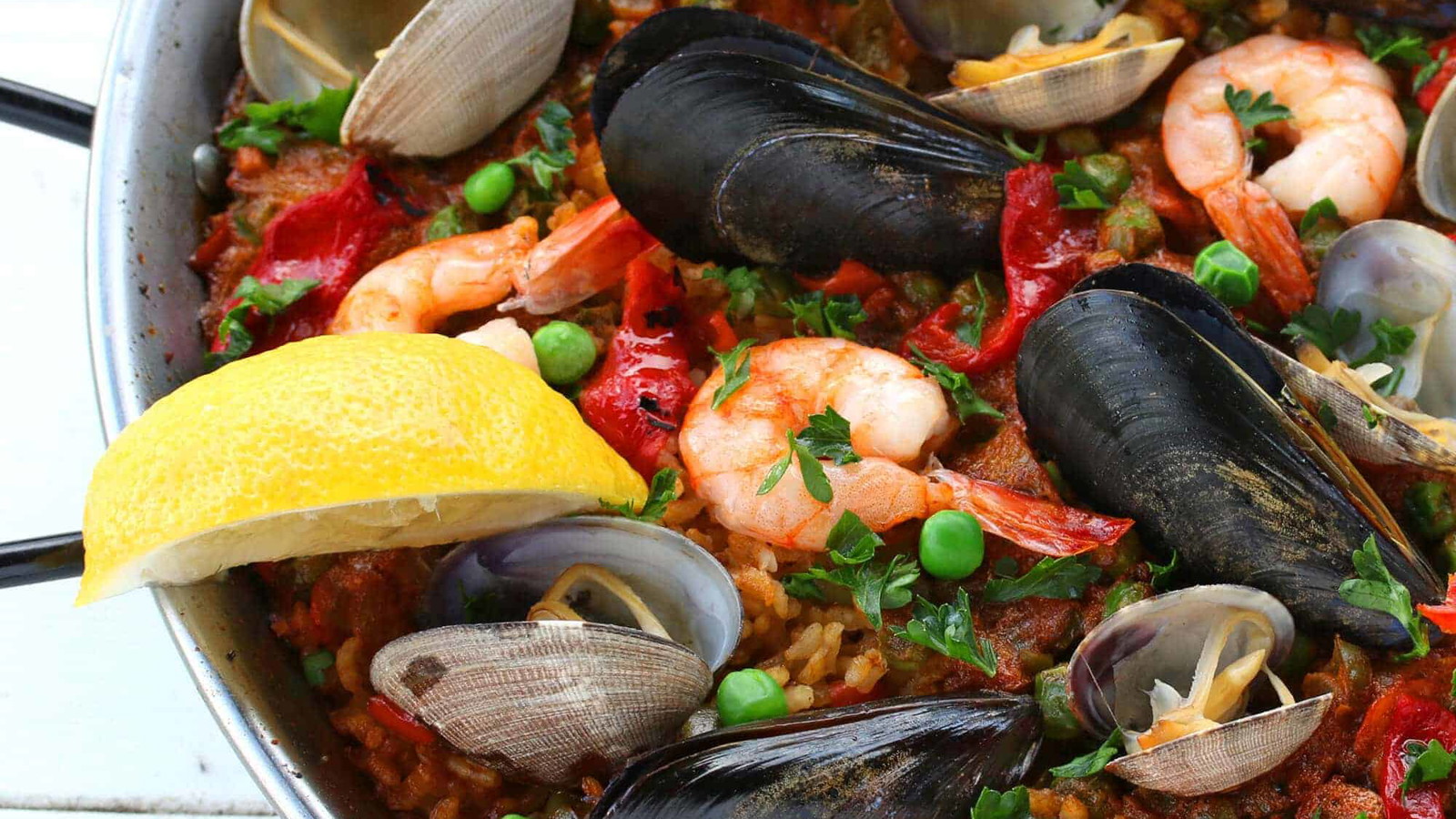 Image of Spicy Mediterranean Seafood Paella